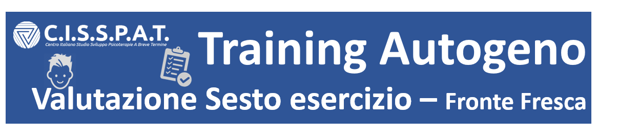 Training autogeno - Sesto esercizio - Fronte fresca